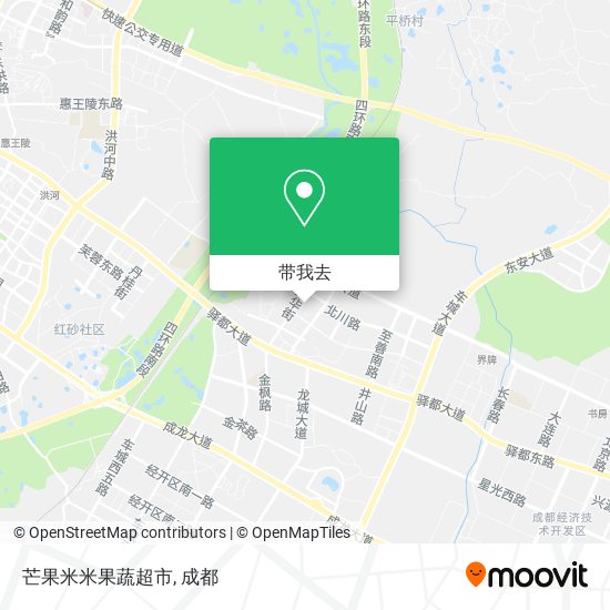 芒果米米果蔬超市地图