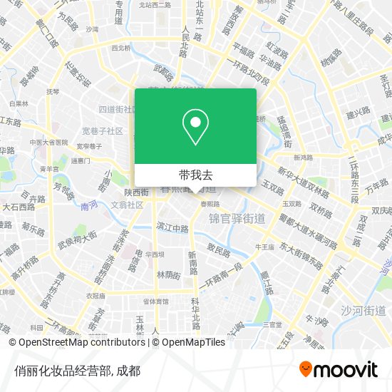 俏丽化妆品经营部地图
