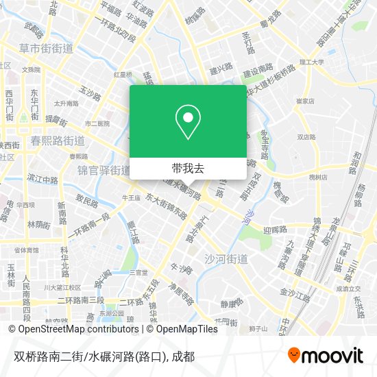 双桥路南二街/水碾河路(路口)地图