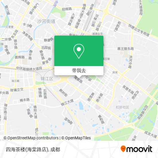四海茶楼(海棠路店)地图