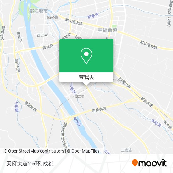 天府大道2.5环地图