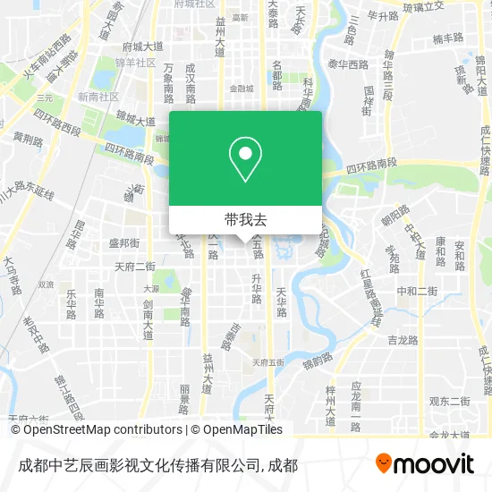 成都中艺辰画影视文化传播有限公司地图