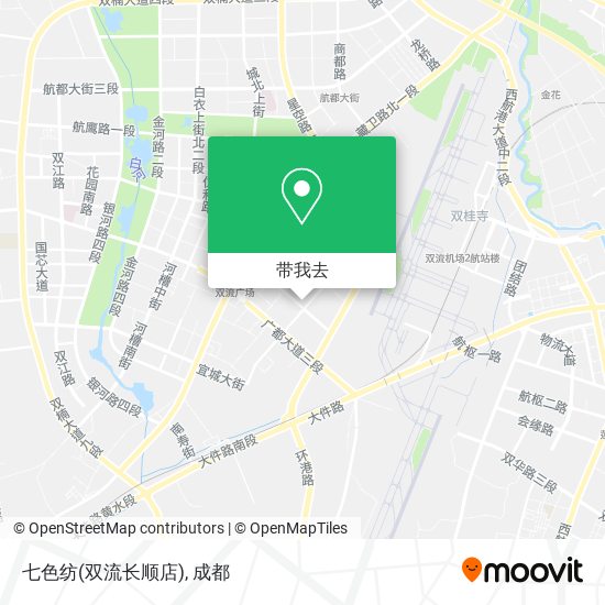 七色纺(双流长顺店)地图