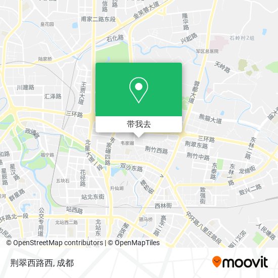 荆翠西路西地图