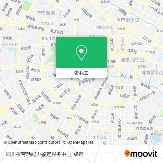 四川省劳动能力鉴定服务中心地图