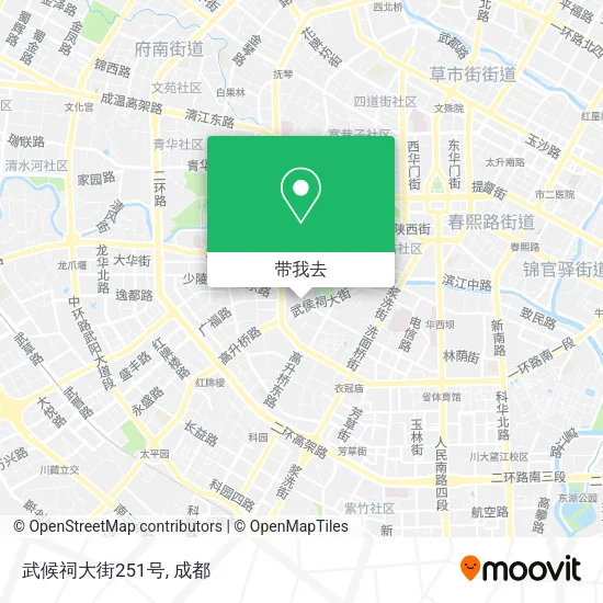 武候祠大街251号地图