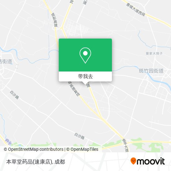 本草堂药品(速康店)地图