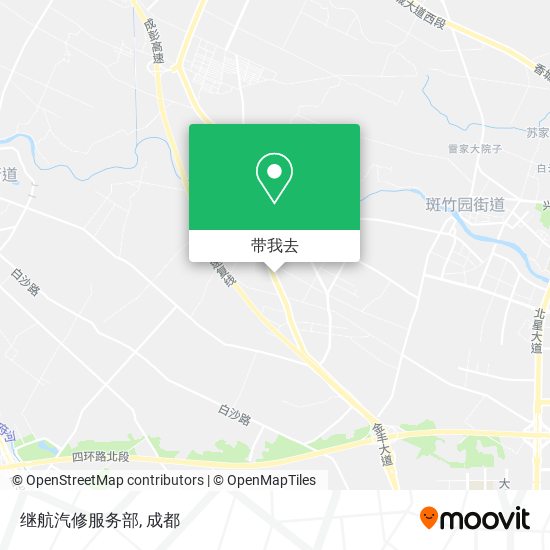 继航汽修服务部地图