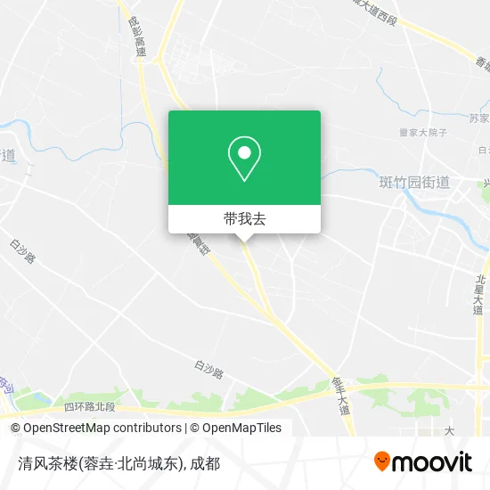 清风茶楼(蓉垚·北尚城东)地图