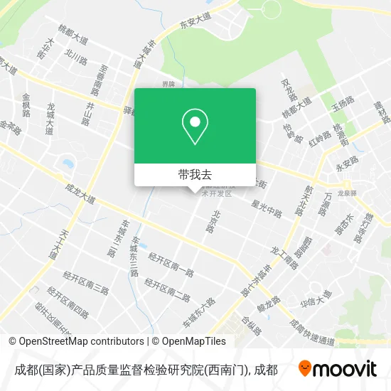 成都(国家)产品质量监督检验研究院(西南门)地图
