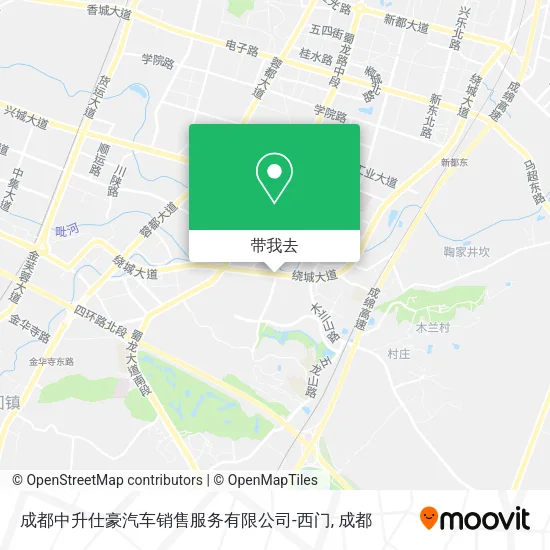 成都中升仕豪汽车销售服务有限公司-西门地图