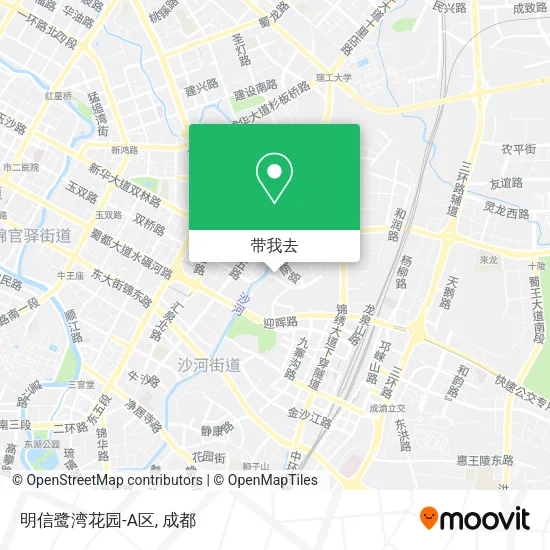 明信鹭湾花园-A区地图