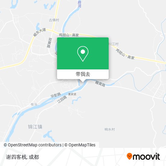 谢四客栈地图