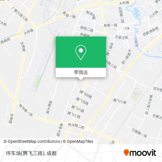 停车场(腾飞三路)地图