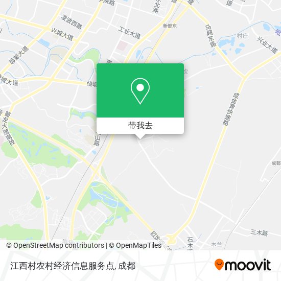 江西村农村经济信息服务点地图