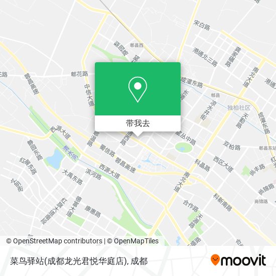 菜鸟驿站(成都龙光君悦华庭店)地图