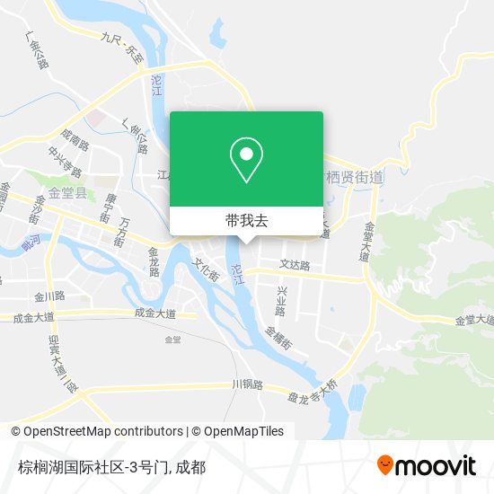 棕榈湖国际社区-3号门地图