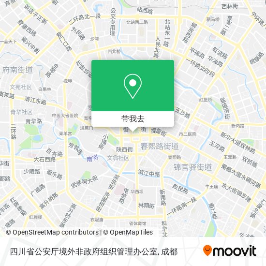 四川省公安厅境外非政府组织管理办公室地图