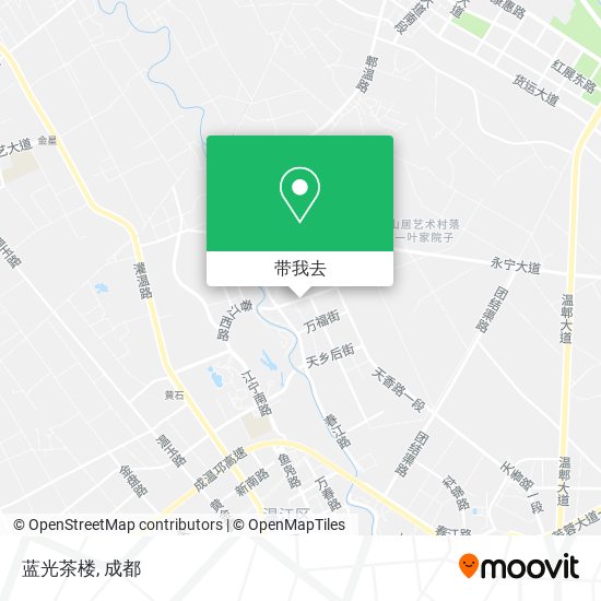 蓝光茶楼地图