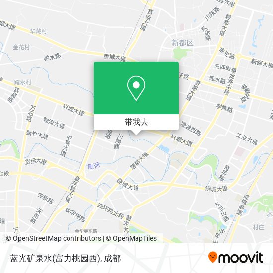 蓝光矿泉水(富力桃园西)地图