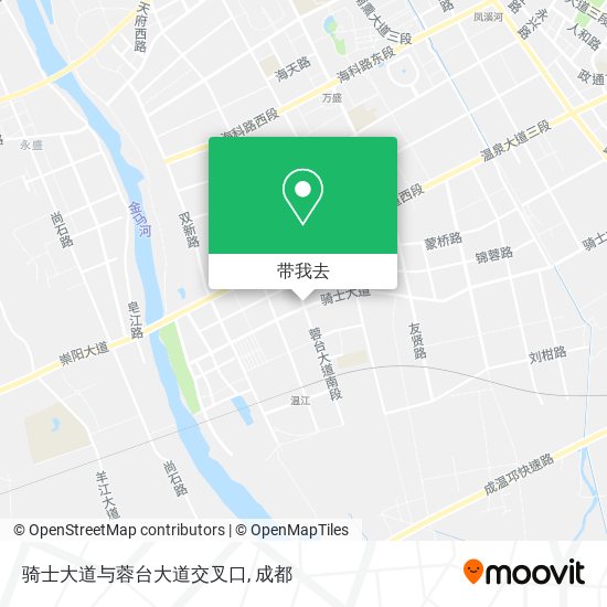 骑士大道与蓉台大道交叉口地图