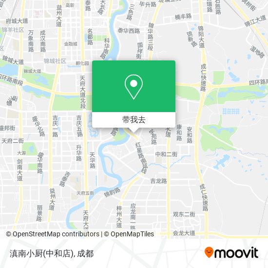 滇南小厨(中和店)地图