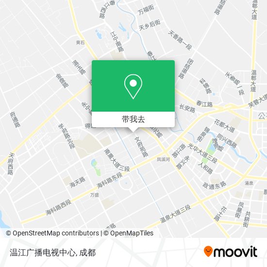 温江广播电视中心地图