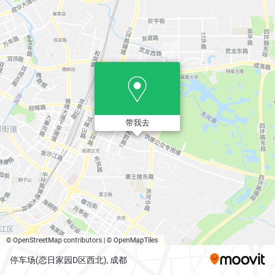 停车场(恋日家园D区西北)地图
