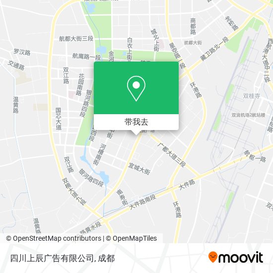 四川上辰广告有限公司地图