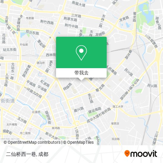 二仙桥西一巷地图