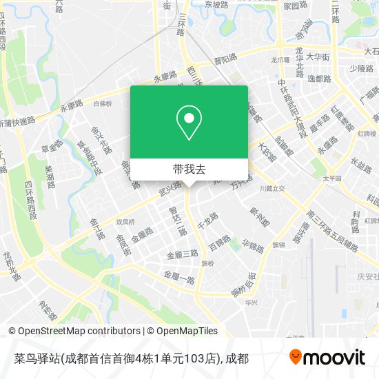 菜鸟驿站(成都首信首御4栋1单元103店)地图