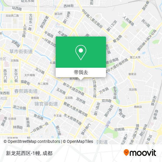 新龙苑西区-1幢地图