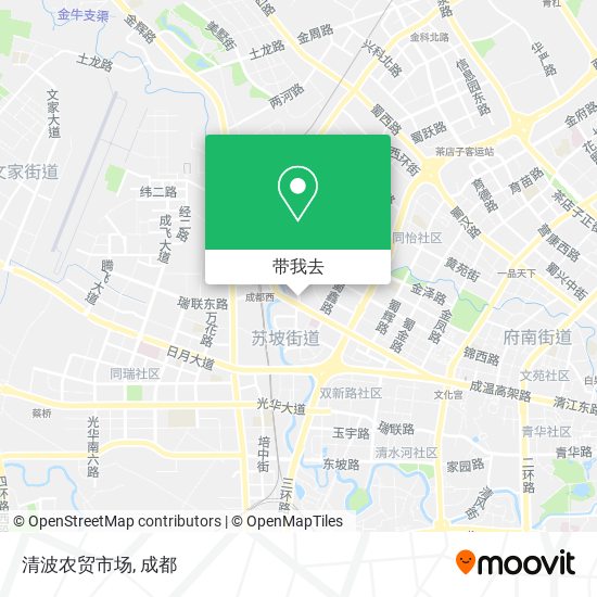清波农贸市场地图