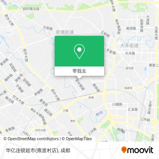 华亿连锁超市(雍渡村店)地图