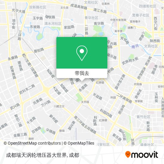 成都瑞天涡轮增压器大世界地图