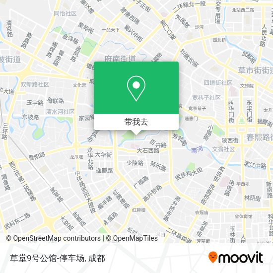 草堂9号公馆-停车场地图