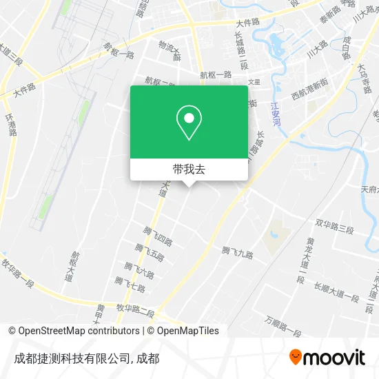 成都捷测科技有限公司地图