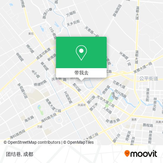 团结巷地图