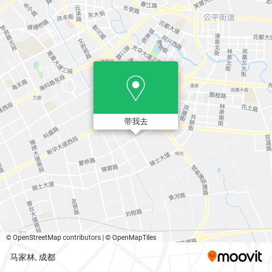 马家林地图