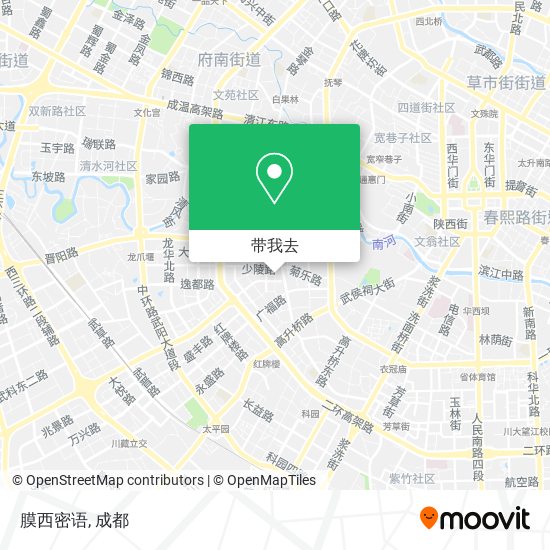 膜西密语地图