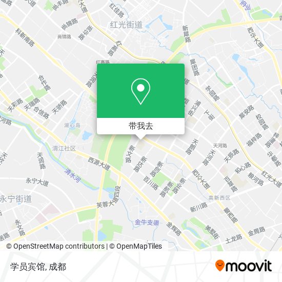 学员宾馆地图