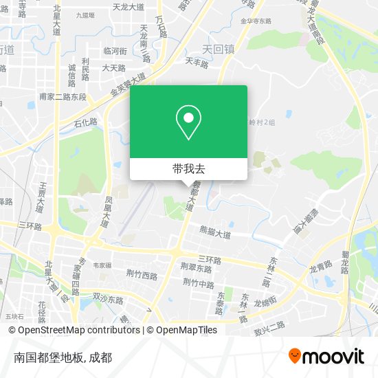 南国都堡地板地图
