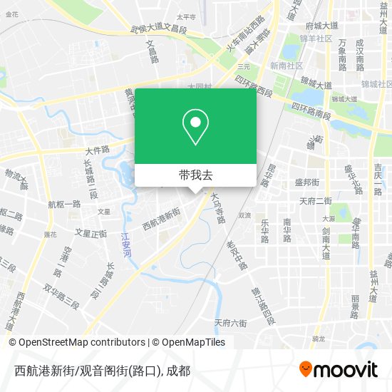 西航港新街/观音阁街(路口)地图