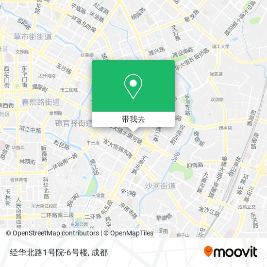 经华北路1号院-6号楼地图