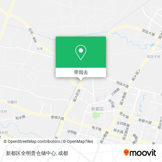 新都区全明贵仓储中心地图