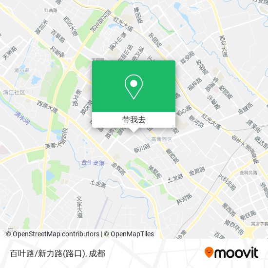 百叶路/新力路(路口)地图