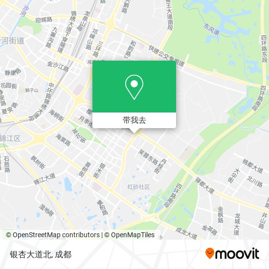 银杏大道北地图