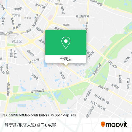 静宁路/银杏大道(路口)地图