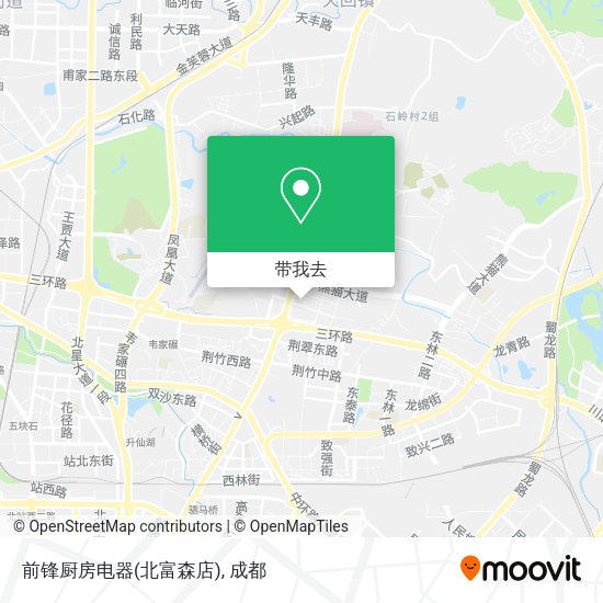 前锋厨房电器(北富森店)地图