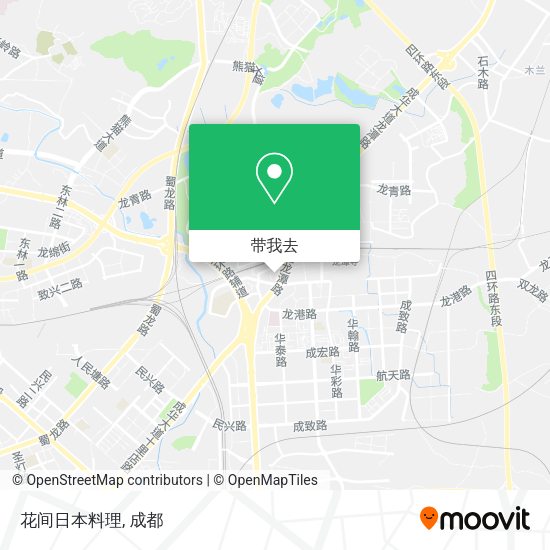 花间日本料理地图